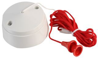 MK 3190 6 Amp 2 Way Ceiling Pull Cord Switch (Red Cord)